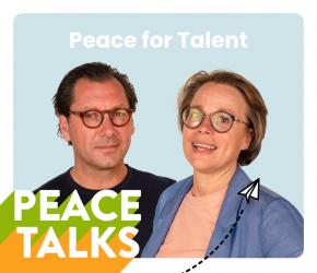 Peace Talks - Greetje Demuelenaere en Wouter Casteleyn - Het ontstaan van Peace For Talent Peace Talks - Greetje Demuelenaere en Wouter Casteleyn - Het ontstaan van Peace For Talent